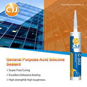 Excellent Sealing Acetoxy Silicone Sealant Factory Price