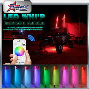 2017 Hot Selling 4FT 5FT 6FT Car Antenna LED Light for Buggy ATV UTV Sxs Offroad Truck Boat