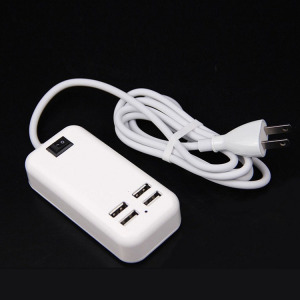 15W 3A USB Desktop Charger 4 Port USB Phone Charger