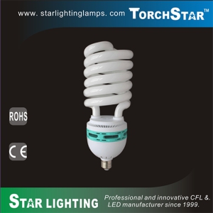 High Efficiency Tri-Phosphor 80W Energy Saving Half Spiral Lamp