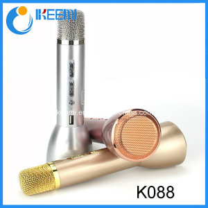 K088 Mini Player Bluetooth Speaker Wireless Microphone for Karaoke