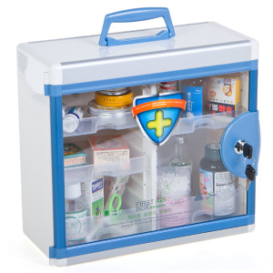 Wall Mounted Medicine Cabinet Lockable Medicine Storage Box