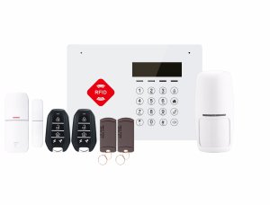 Touch Keypad Home Security Burglar Alarm with RFID Card (ES-G66B)