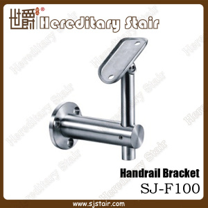 Adjustable Stainless Steel Wall Bracket for Round Handrail (SJ-F100)